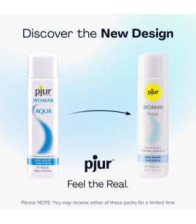 Лубрикант для чутливої шкіри Pjur Woman Aqua на водній основі, 100 мл - No Taboo