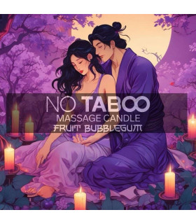 Свеча массажная NO TABOO, 30 мл, Fruit Bubblegum с ароматом фруктовой жвачки - No Taboo