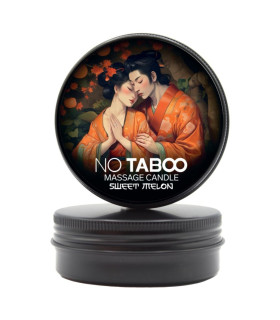 Свеча массажная NO TABOO, 30 мл, Sweet Melon с ароматом сочной дыни - No Taboo