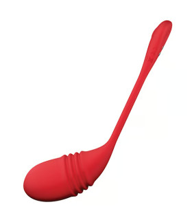 Виброяйцо Lovense Vulse с управлением через приложение, красное 20.3 х 3.6 см - No Taboo