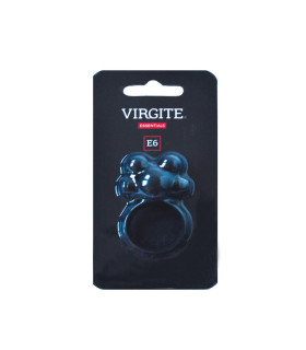 Эрекционное виброкольцо Virgite E6 черное, 7 х 4 см - No Taboo