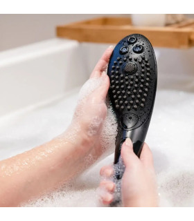 Насадка на душ для мастурбації Womanizer Wave, чорна - No Taboo