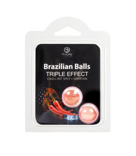 Масло для массажа в виде шарика с эффектом 3в1, 2 шт - No Taboo