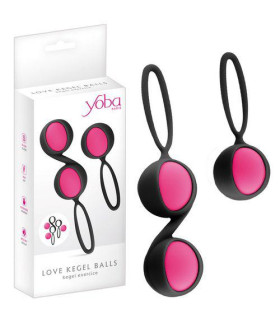 Набір вагінальних кульок Love Kegel Balls рожеві, 3 шт - No Taboo
