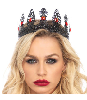 Декоративна королівська корона Leg Avenue чорна, OS - No Taboo