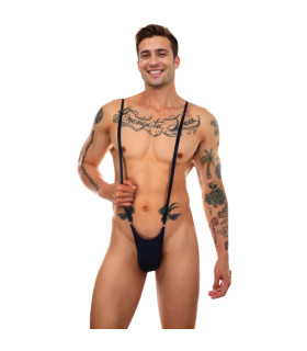 Труси на бретелях Star Night чорні, one size - No Taboo