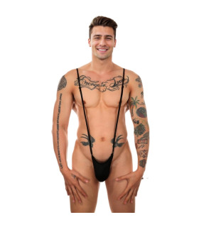 Труси на бретелях Star Night чорні, one size - No Taboo