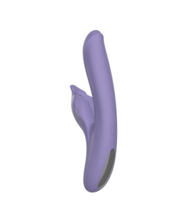 Вібратор-кролик Captive Chisa Kissen, фіолетовий, 23.6 см х 8.8 см - No Taboo