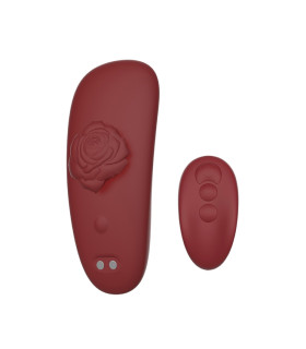 Вибратор в трусики Multiflora Chisa Kissen с пультом бордовый, 8.1 х 3.6 см - No Taboo