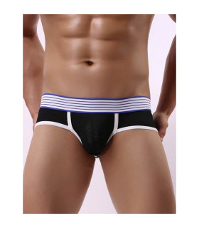 Мужские трусы Star Night с открытым доступом сзади, черные, S - No Taboo