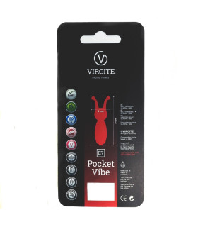 Мини-вибратор для клитора Pocket Vibe, черный, 9 х 3 см - No Taboo