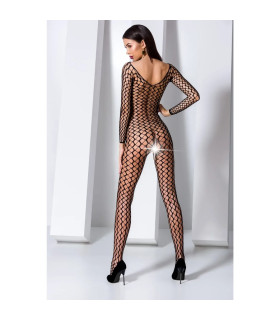 Комбинезон сетка Passion BS068, черный, One size - No Taboo