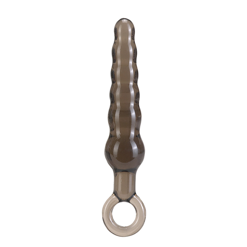 Анальная пробка Seven Creations серая, 18 х 3.4 см (335344), zoom