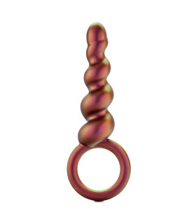 Анальна пробка Blush Matrix у вигляді спіралі, коричнева, 13.3 х 3.2 см - No Taboo