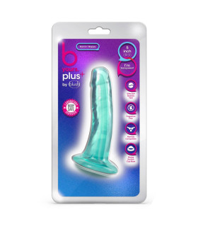 Фаллоимитатор реалистичный Blush Hard N' Happy на присоске, зеленый, 13.9 х 3.1 см - No Taboo