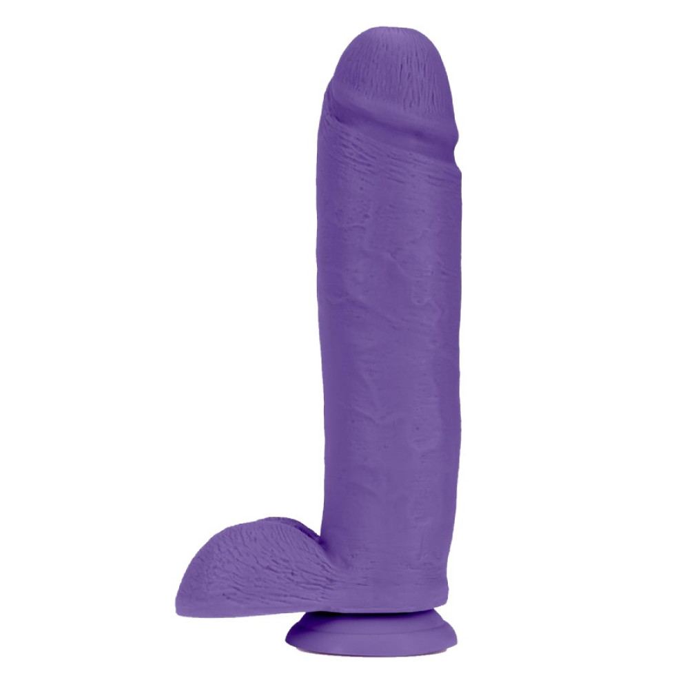 Фаллоимитатор гигант киберкожа Blush Bold Huge на присоске, фиолетовый, 26.6 х 6.3 см (335561), zoom