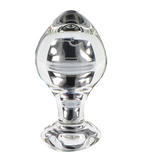 Анальна пробка Toy Joy Brilliant Star скляна, 9 х 4 см - No Taboo