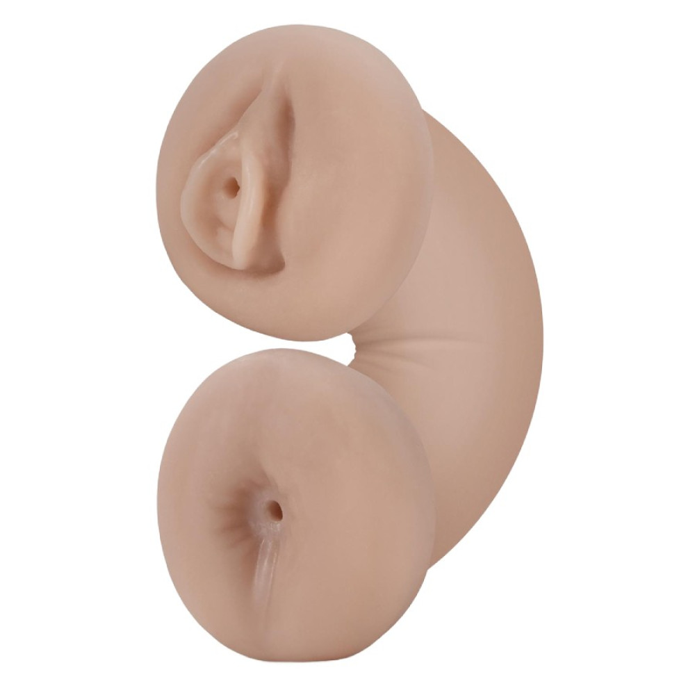 Мастурбатор Blush Tasha вагина и анус, бежевый, 13.3 х 7 см (335522), zoom