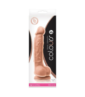 Фаллоимитатор реалистичный NS Novelties Dual Density на присоске, бежевый, 17.5 х 3.5 см - No Taboo