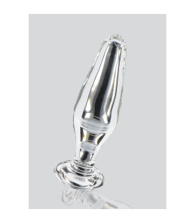 Анальна пробка Toy Joy Star Sparkler срібляста, 12 х 3.5 см - No Taboo