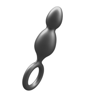 Анальна ялинка Toy Joy The Plugger 2 Balls чорна, 13 х 2.9 см - No Taboo