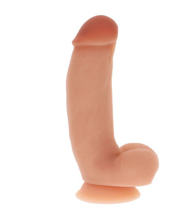 Фаллоимитатор реалистичный Toy Joy Get Real на присоске, бежевый, 18 х 3.5 см - No Taboo