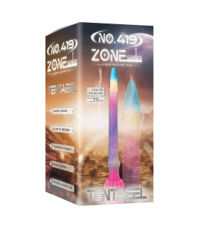 Фаллоимитатор на присоске NMC Monster светящийся в темноте, разноцветный, 41.9 х 3.6 см - No Taboo