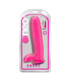 Фаллоимитатор реалистичный Blush Neo на присоске, розовый, 26.6 х 5.5 см - No Taboo