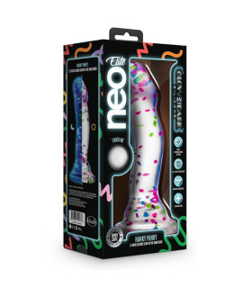 Фаллоимитатор на присоске Blush Hanky Panky светящийся в темноте, разноцветный, 19 х 3.8 см - No Taboo