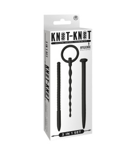 Набор уретральных катетеров NMC Knot Knot черный, 3 шт - No Taboo