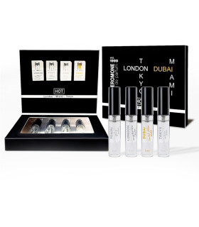 Сет духов с феромонами HOT для мужчин, 4 х 5 мл - No Taboo