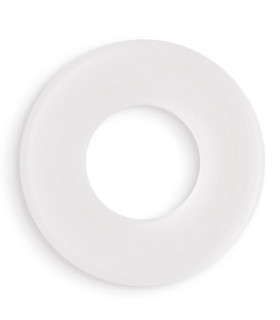 Эрекционное кольцо NS Novelties Bubble светящееся в темноте, белое, 4 х 4 см - No Taboo