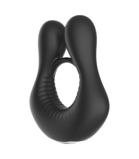 Ерекційне віброкільце Dreamtoys Ramrod чорне, 7.4 х 5.3 см - No Taboo