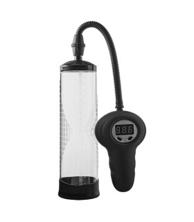 Помпа вакуумная автоматическая Dreamtoys Ramrod с манометром, прозрачная, 20 х 5.9 см - No Taboo