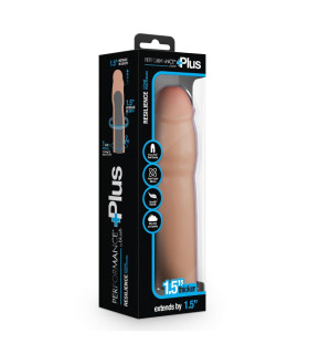 Насадка на пеніс реалістична Blush Performance Plus бежева, 17.7 х 4.4 см - No Taboo