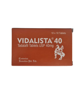 Возбуждающие таблетки Vidalista 40 для мужчин, 1 таблетка - No Taboo