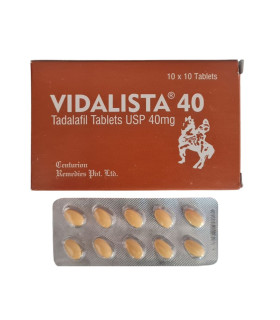 Возбуждающие таблетки Vidalista 40 для мужчин, 1 таблетка - No Taboo