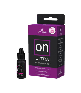 Возбуждающее масло с эффектом вибрации Sensuva On Ultra для клитора, 5 мл - No Taboo