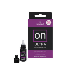 Возбуждающее масло с эффектом вибрации Sensuva On Ultra для клитора, 5 мл - No Taboo