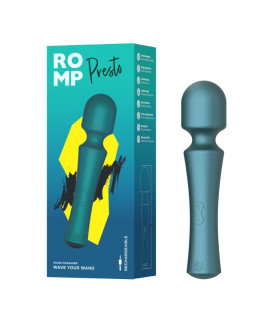 Вибратор-микрофон ROMP Presto голубой, 20 х 4.8 см - No Taboo