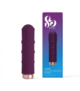 Виброкуля So Divine Lovesexy, фиолетовая, 9.3 х 2.2 см - No Taboo