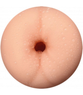 Мастурбатор-анус в колбе Alive Flex Anal M бежевый, 16 х 6.5 см - No Taboo