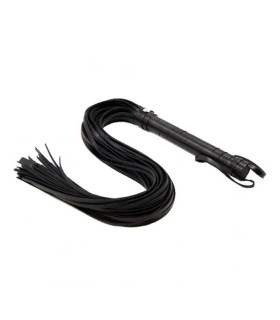 Флоггер БДСМ Alive Fantasy из искусственной кожи, черный, 70 см - No Taboo