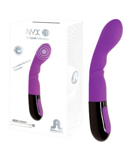 Вибратор Adrien Lastic Nyx 2.0 стимуляция точки G и входа во влагалище, фиолетовый, 20.7 х 3.6 см - No Taboo
