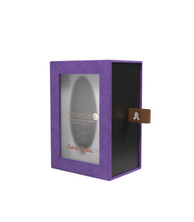 Виброяйцо Adrien Lastic Ocean Breeze 2.0 с пультом, черное, 7.5 х 3.4 см - No Taboo