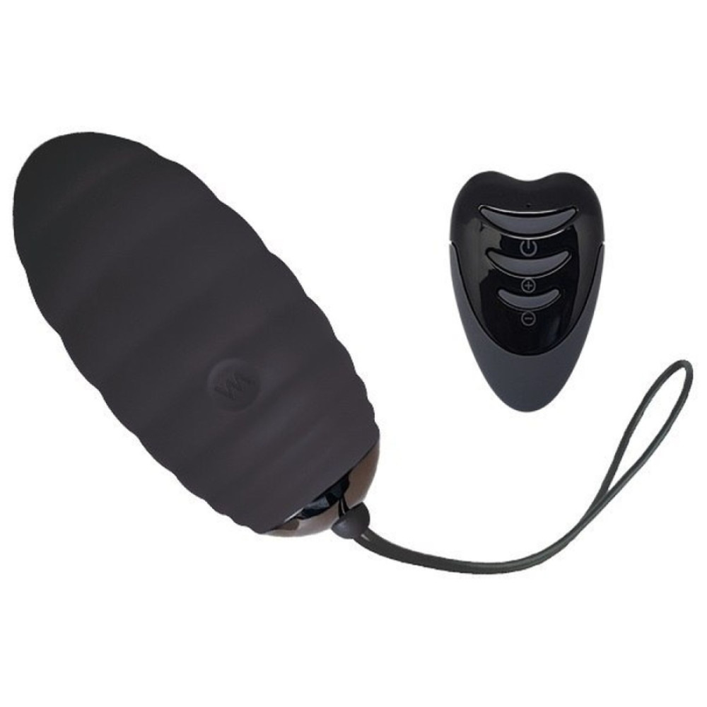 Віброяйце Adrien Lastic Ocean Breeze 2.0 з пультом, чорне, 7.5 х 3.4 см (337546), zoom