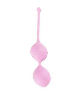 Вагінальні кульки Femintimate Kegel Balls рожеві, 19.9 х 3.5 см - No Taboo