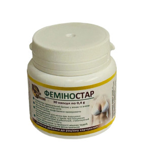 Биологически активная добавка Феминостар от болезненных менструаций, 30 капсул - No Taboo