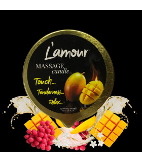 Массажная свеча L'amour Sparkling Mango, золотая, 70 мл - No Taboo