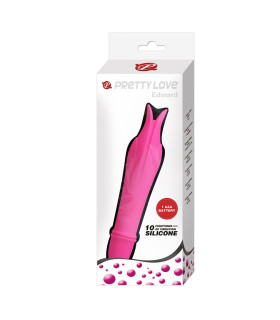 Вибратор многоскоростной Pretty Love Edward розовый, 14.5 см х 2.9 см - No Taboo